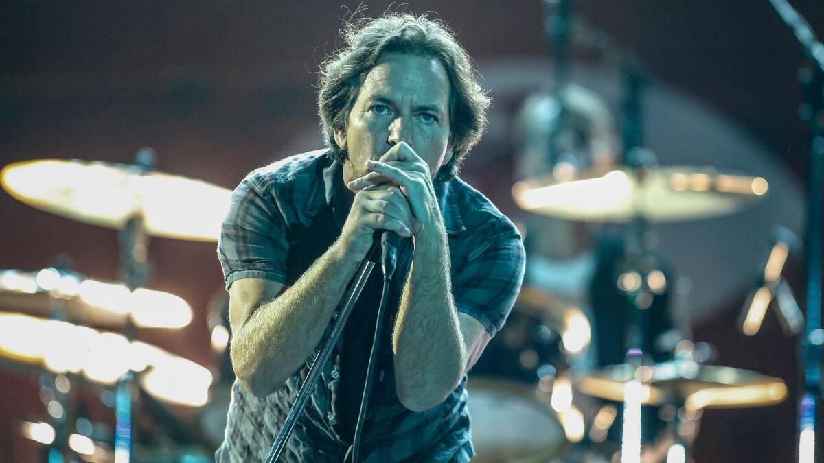 Pearl Jam joins North Carolina concert boycott: Who else is protesting  anti-gay law? - Los Angeles Times