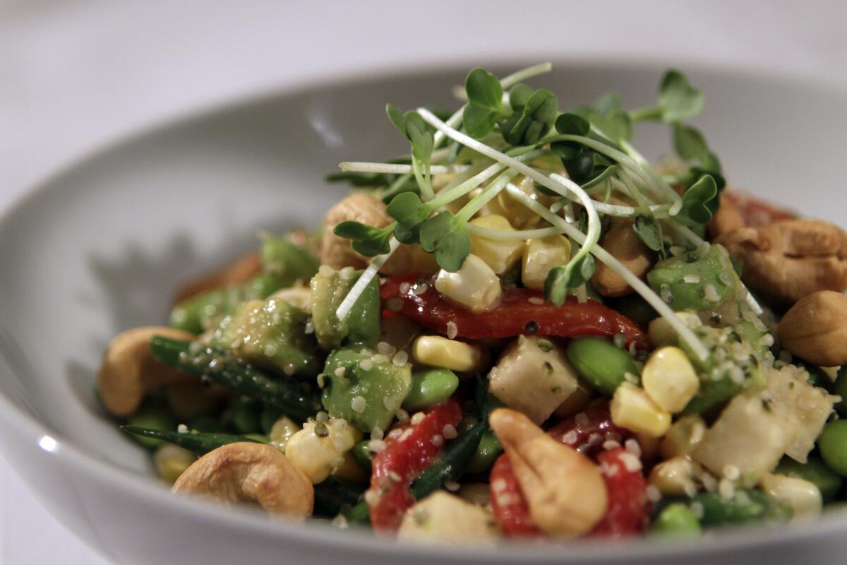 A vegetable salad recipe adapted from a dish at BLD in Los Angeles.
