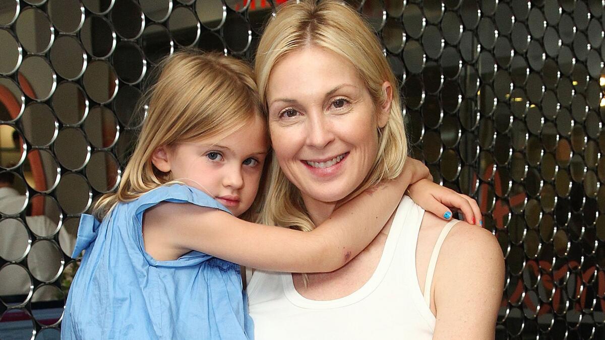 Kelly Rutherford and her daughter, Helena, at a late-July event in New York City.
