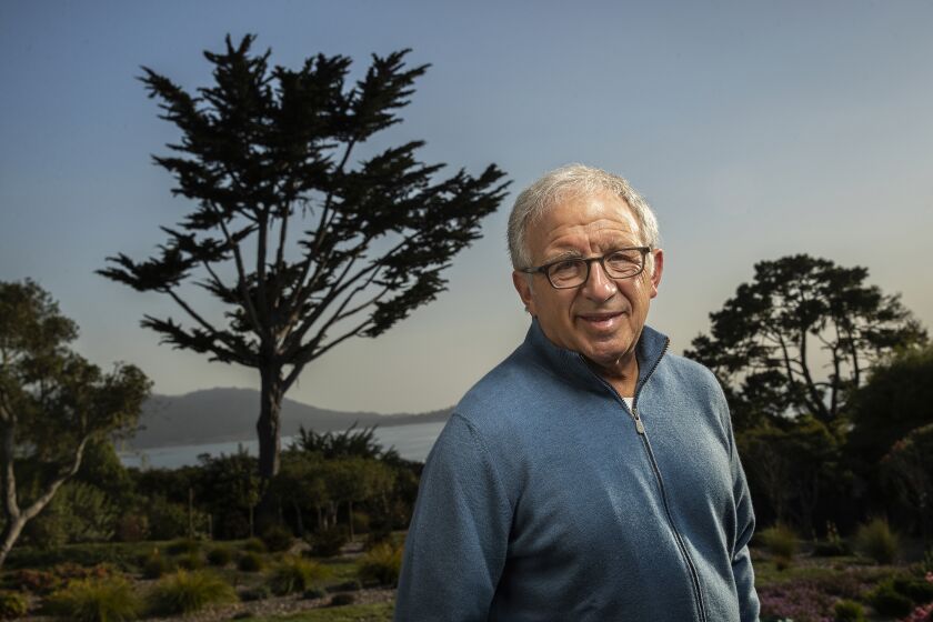 PEBBLE BEACH, CA - OCTOBER 26, 2020: Music mogul Irving Azoff, a 2020 inductee into the Rock and Roll Hall of Fame, is photographed in Pebble Beach on October 26, 2020. (Mel Melcon / Los Angeles Times)
