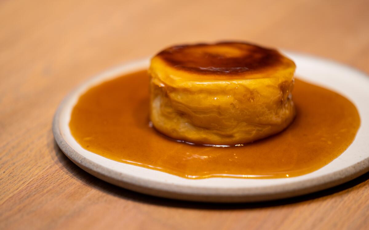 Pastry Chef Dyan Ng's pan-roasted honey butter brioche.