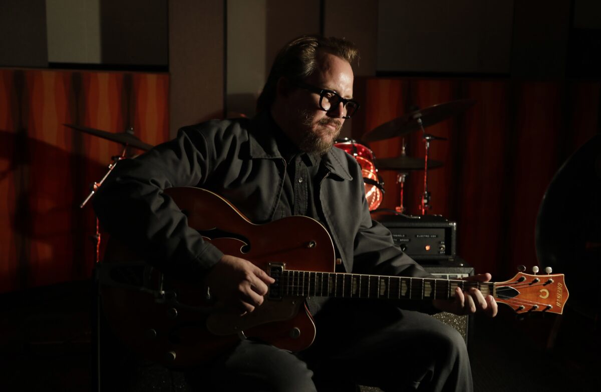 Composer Woody Jackson, known for his music for the smash-hit video game "Red Dead Redemption 2," at Vox Recording Studios in Los Angeles.