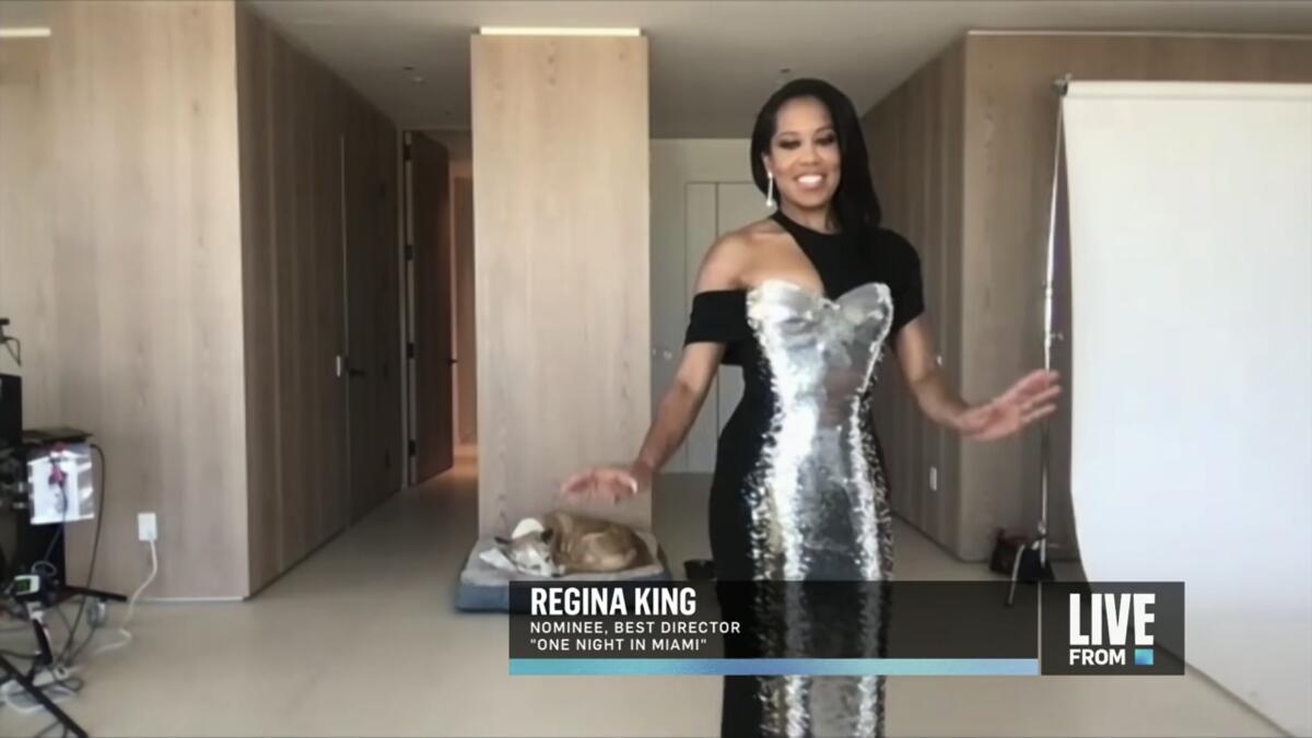 Regina King during E! Entertainment’s show “Live from E!“