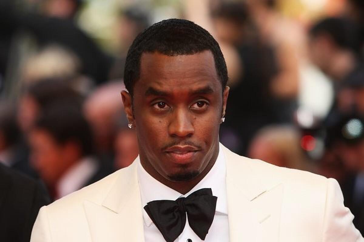 Sean P. Diddy Combs pictured at movie premiere at Cannes Film Festival.