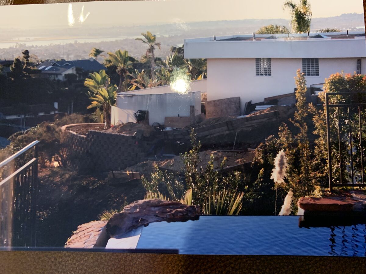 A photo shows the view the Sparrow household once had.