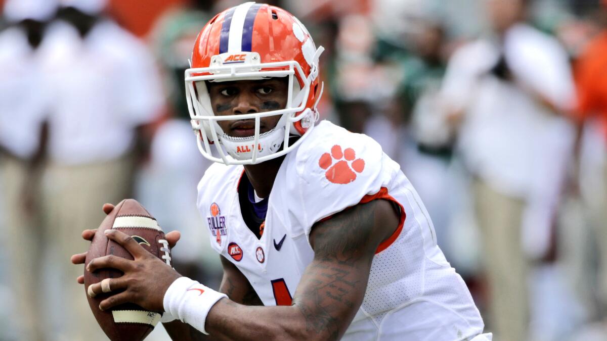 Heisman Trophy candidate DeShaun Watson and Clemson are the favorites to win the Atlantic Coast Conference this season.