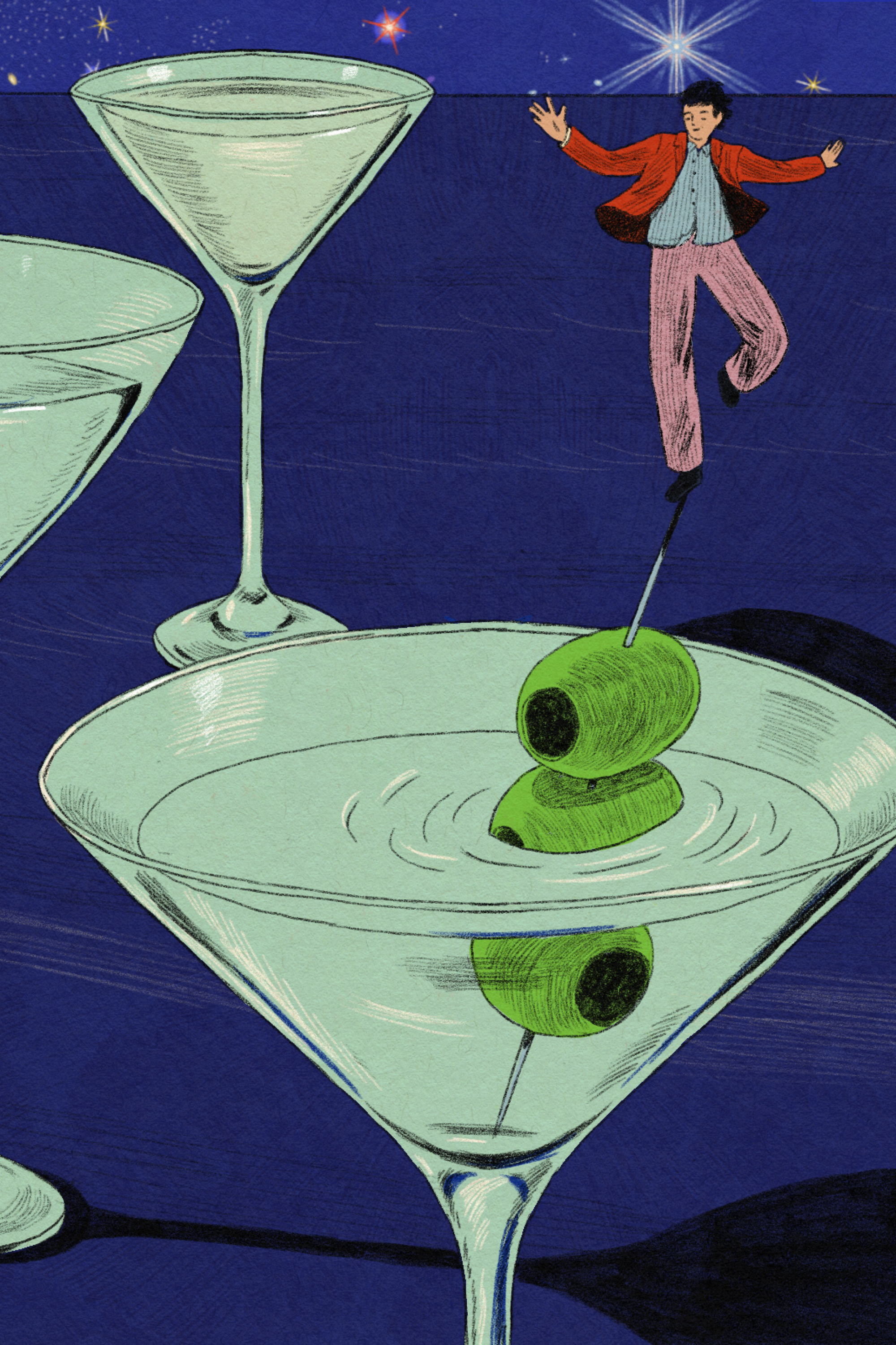 In pursuit of the perfect martini. Hint: There is vermouth