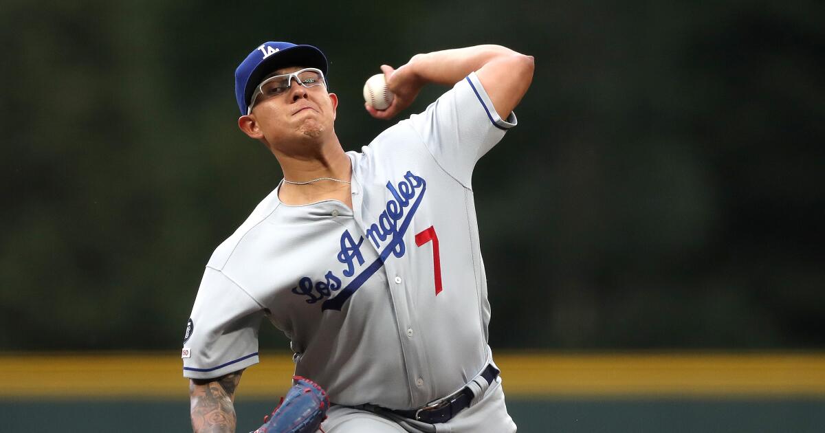 Column: How should Dodgers fans respond when Julio Urias takes the mound? -  Los Angeles Times