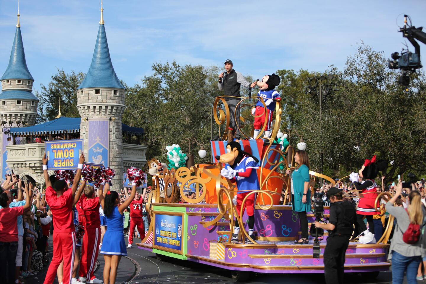 Nick Foles Disney parade