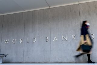 Foto de la sede del Banco Mundial, tomada en Washington el 5 de abril de 2021. (Foto AP /Andrew Harnik)
