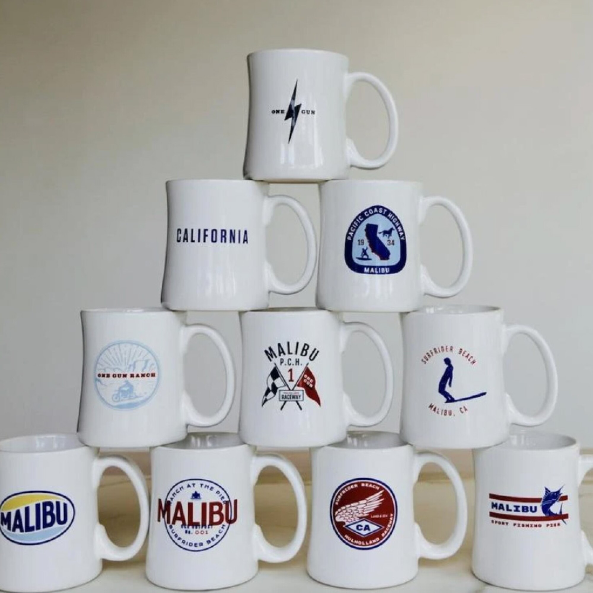 One Gun Ranch mugs