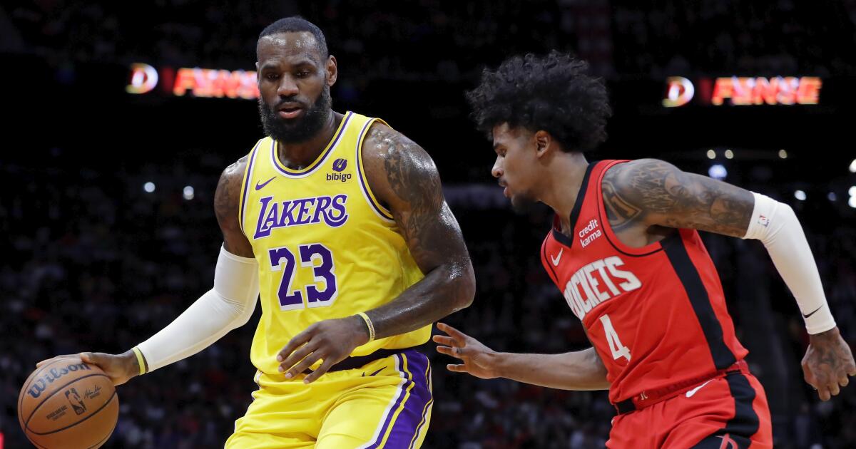 LeBron James et les Lakers ne peuvent pas terminer leur rallye face aux Rockets