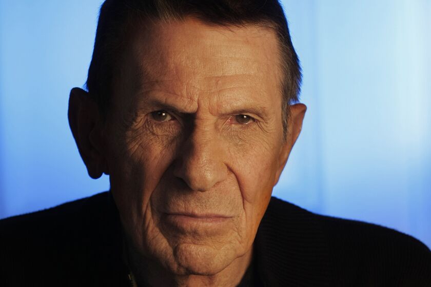 Leonard Nimoy in April 2009. The actor died Friday at his home in Bel-Air at age 83.