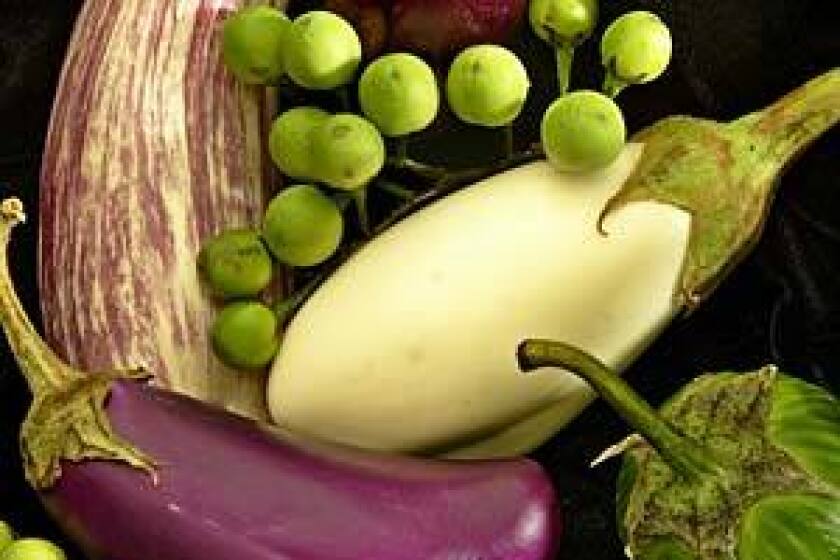 ALL IN THE FAMILY: Call it eggplant or call it aubergine - whatever the name, shape or color, its flavor is always sweet and earthy.