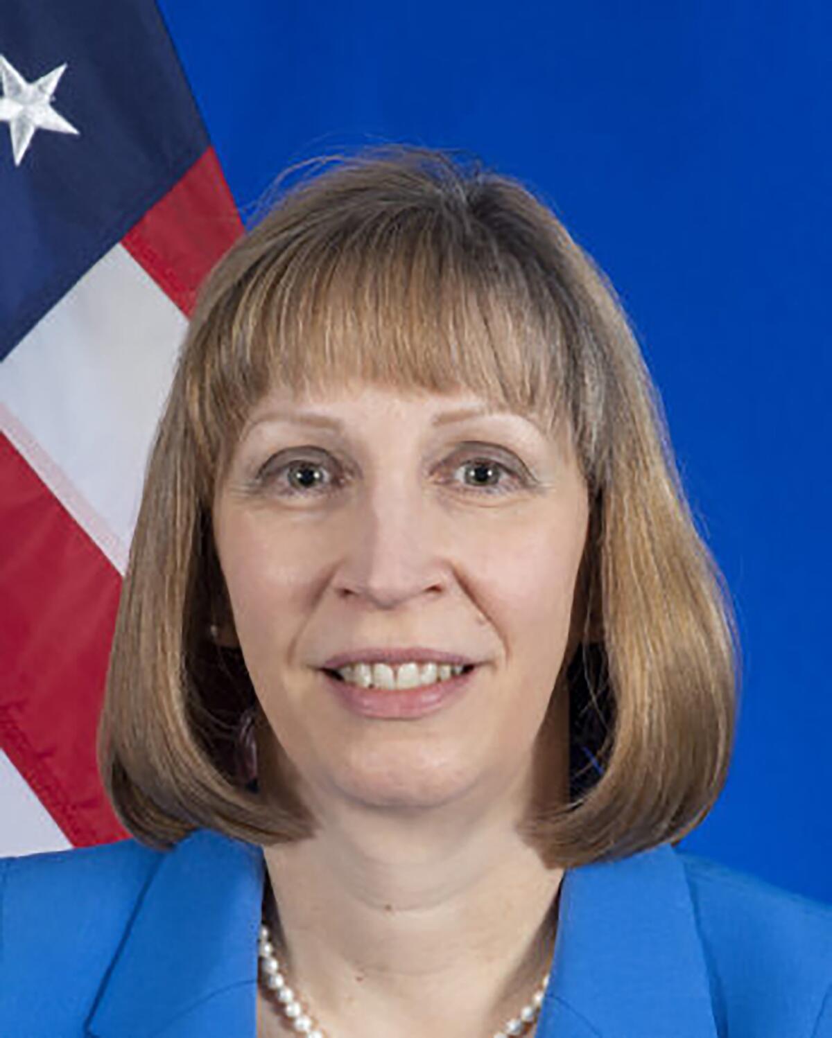 This undated U.S. State Department photo shows Ambassador Lynne Tracy.