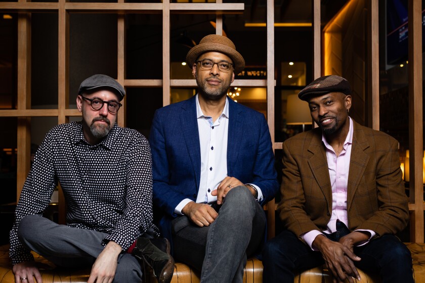 Canadian pianist Andy Milne, center, and his band Unison