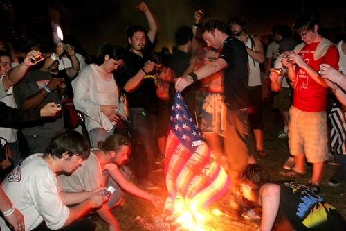 Rage against the flag