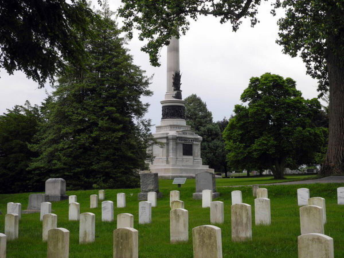 "The brave men, living and dead who struggled here have consecrated it far above our poor power to add or detract," Lincoln said in his Gettysburg Address.