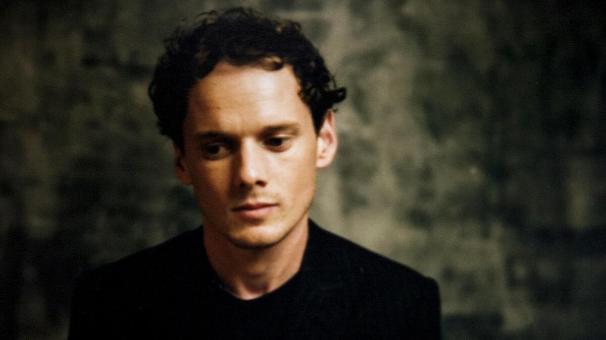 Anton Yelchin, promoting the movie "Green Room," is photographed in the L.A. Times photo studio at the 40th Toronto International Film Festival in 2015.
