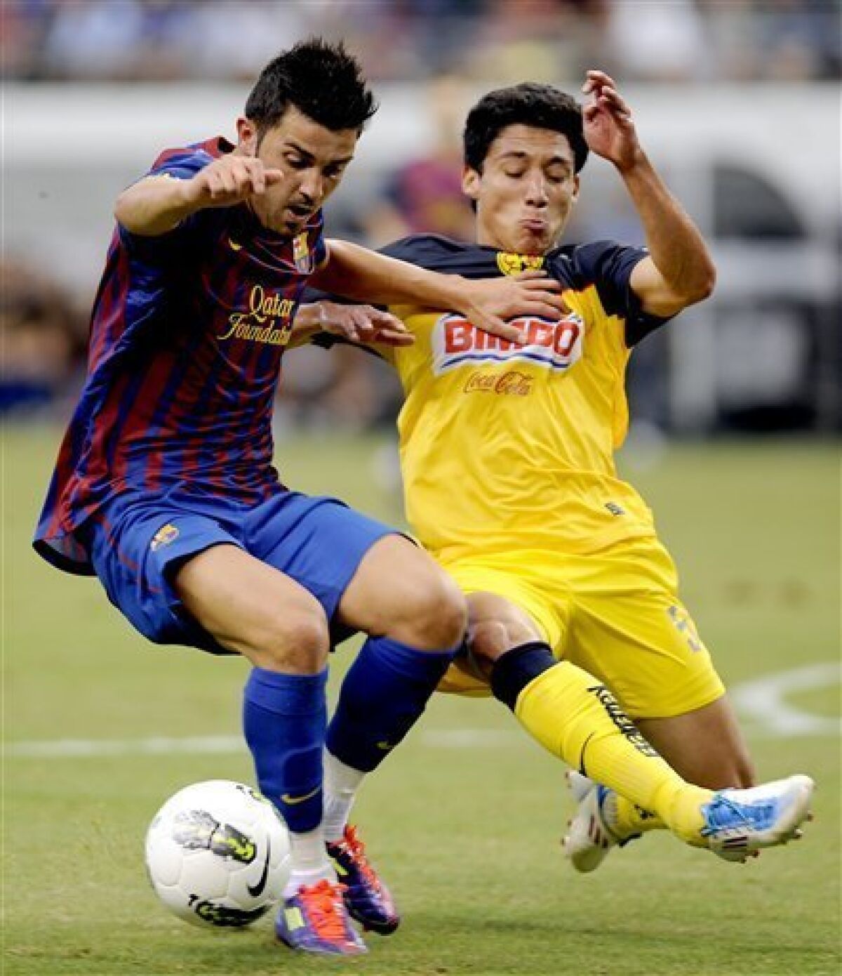 Barcelona tops Club America 2-0 in US exhibition - The San Diego  Union-Tribune