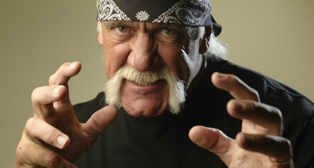 Former wrestler Hulk Hogan burned his hand and posted the graphic images on Twitter. He later apologized for the gruesome nature of the images.