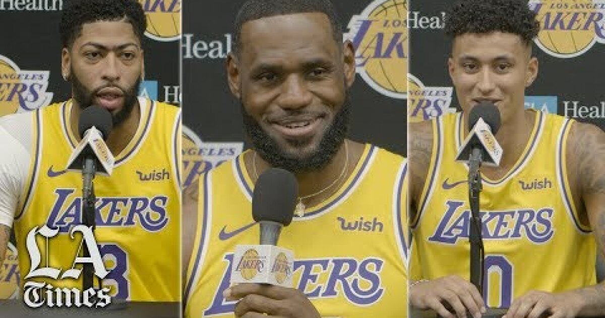 Lakers media day What they told reporters Los Angeles Times