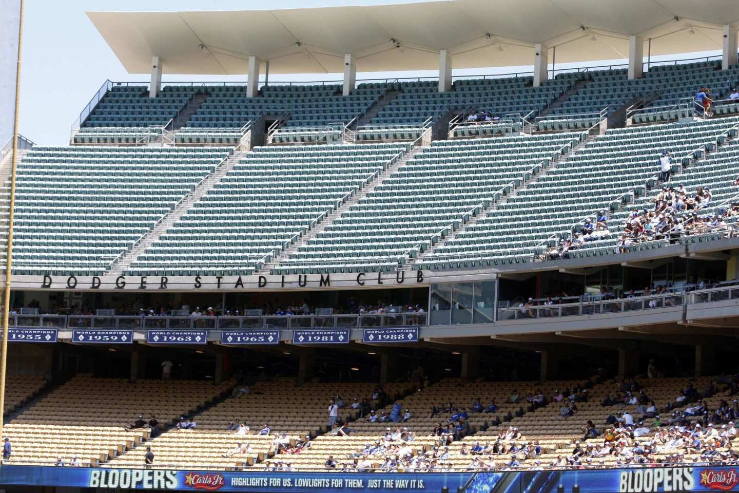 Attendance at Dodger Stadium plummets