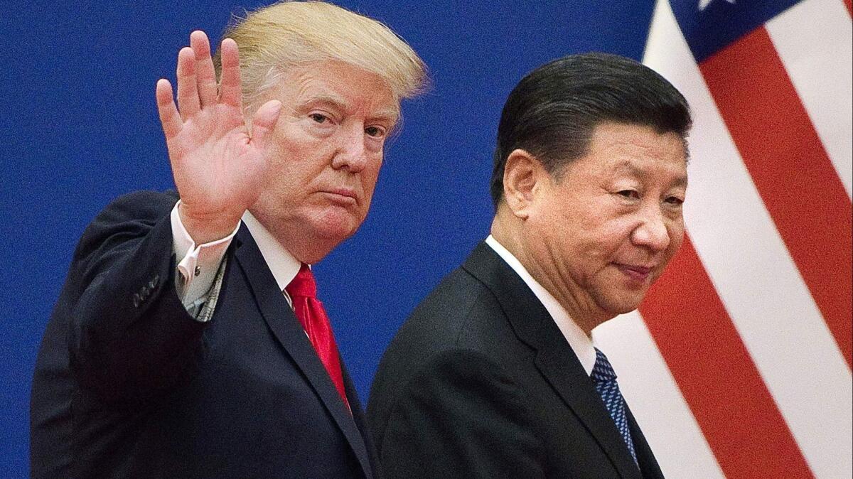 President Trump and Chinese President Xi Jinping in Beijing in 2017.