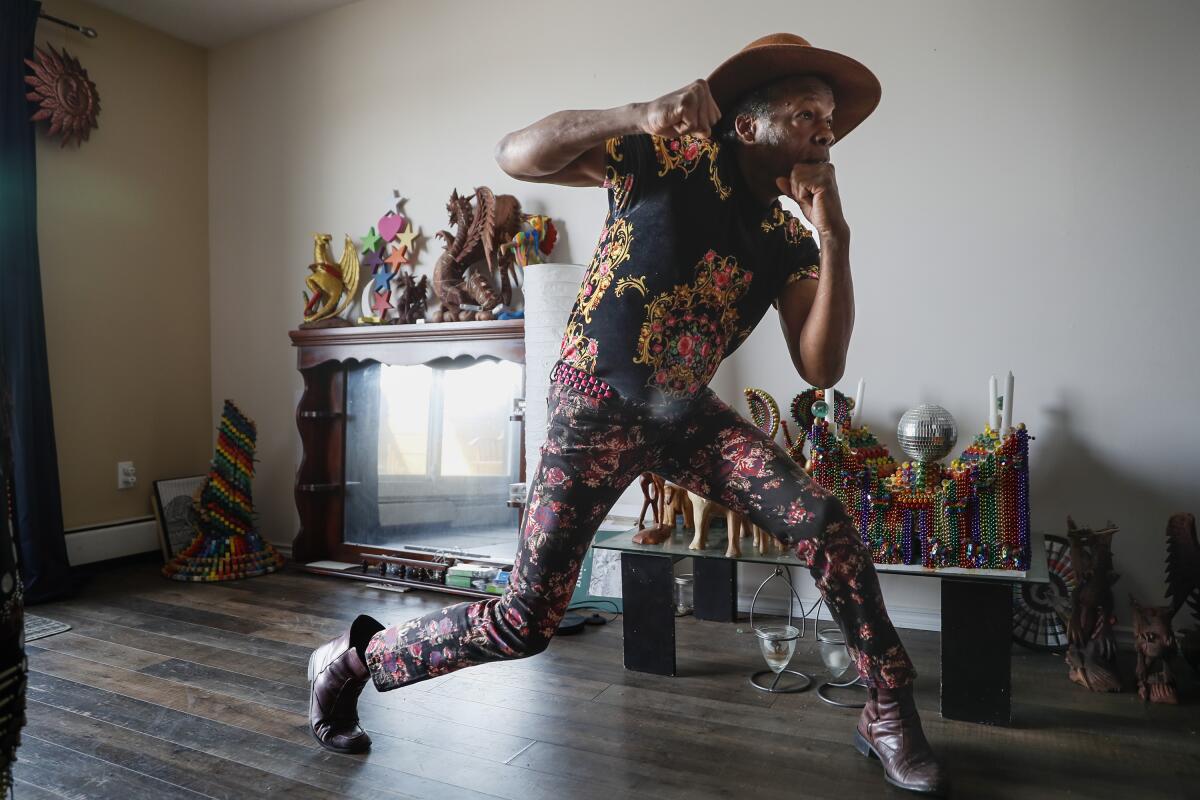 Milford Kemp, 69, a former light heavyweight, studied ballet at UC Irvine and applied those principles to his boxing style.