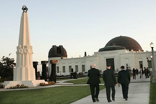 As the sun set on Sunday night, guests began arriving at the Galactic Gala celebrating the Nov. 3 re-opening of the Griffith Observatory.