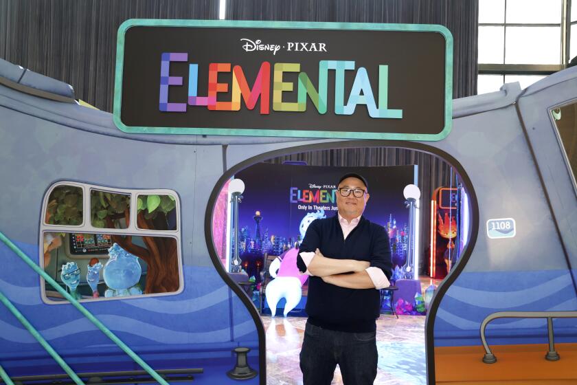 El director Peter Sohn durante un evento promocional de “Elemental” en Nueva York, el 18 de mayo de 2023.