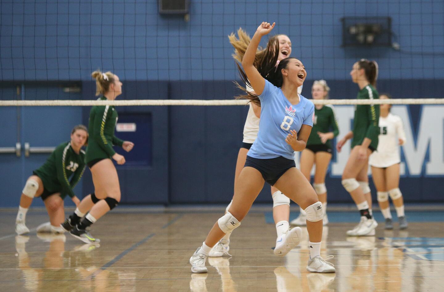 Photo Gallery: Edison vs. Corona del Mar in girls’ volleyball