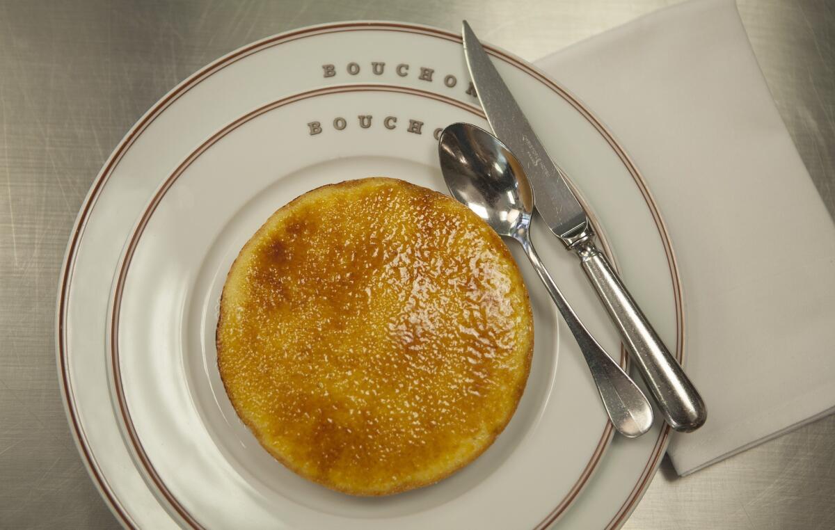 Alen Ramos, Pastry Chef at Bouchon Beverly Hills, created this pomme d'amour, a custard tart. Recipe.