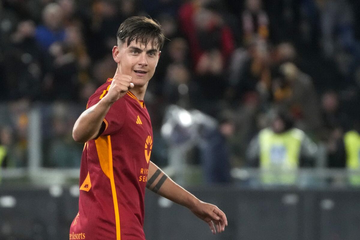 Dybala has first hat trick for Roma in win over Torino - The San Diego  Union-Tribune