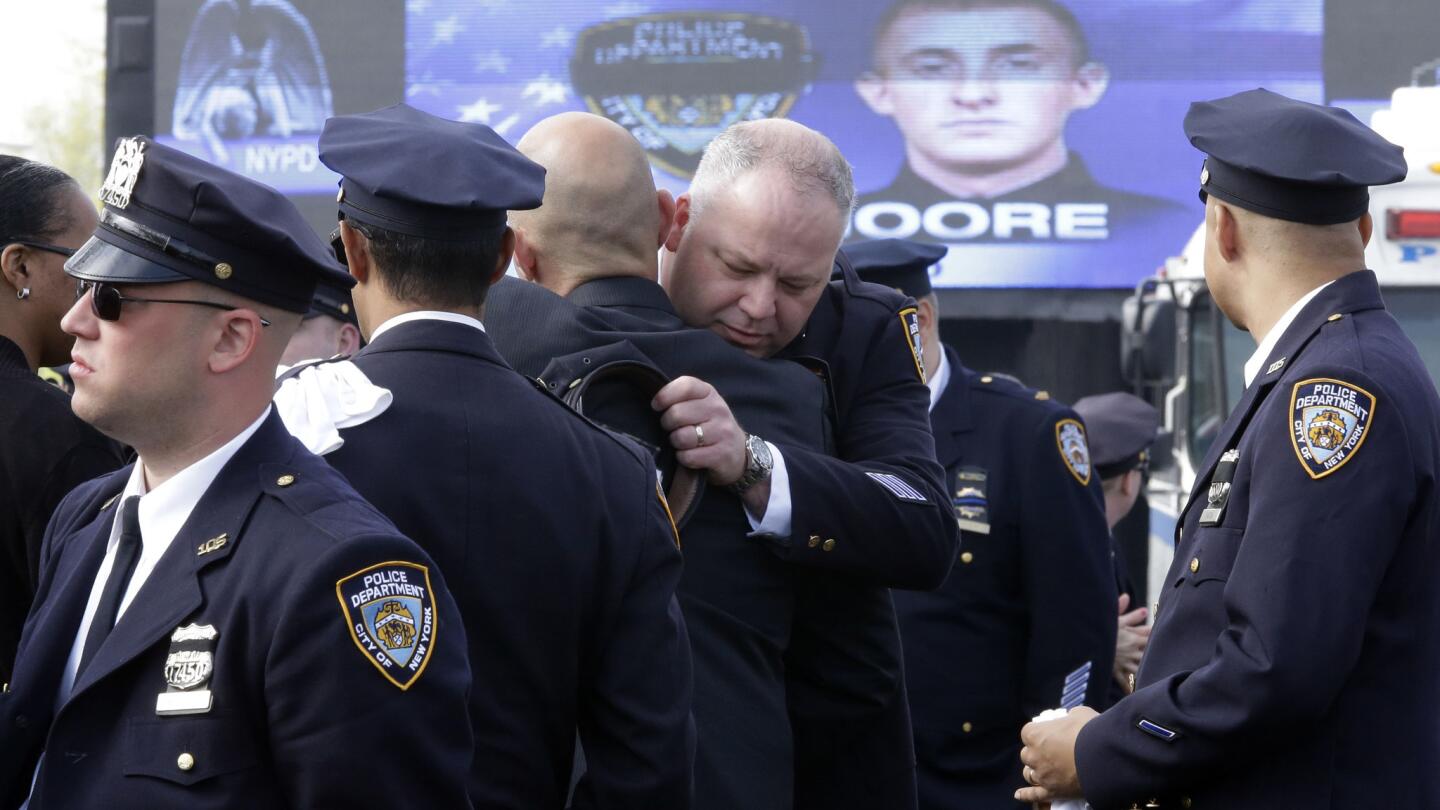 Funeral for NYPD Officer Brian Moore