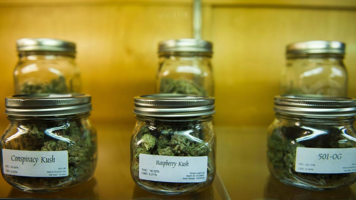 Marihuana en venta en el estado de Oregon.