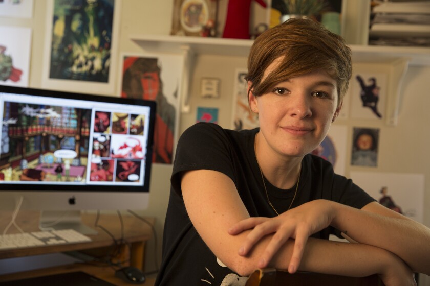 Noelle Stevenson is the creator of "Nimona" and co-creator of "Lumberjanes," which are both nominated for Eisner Awards and have film adaptations in the works.