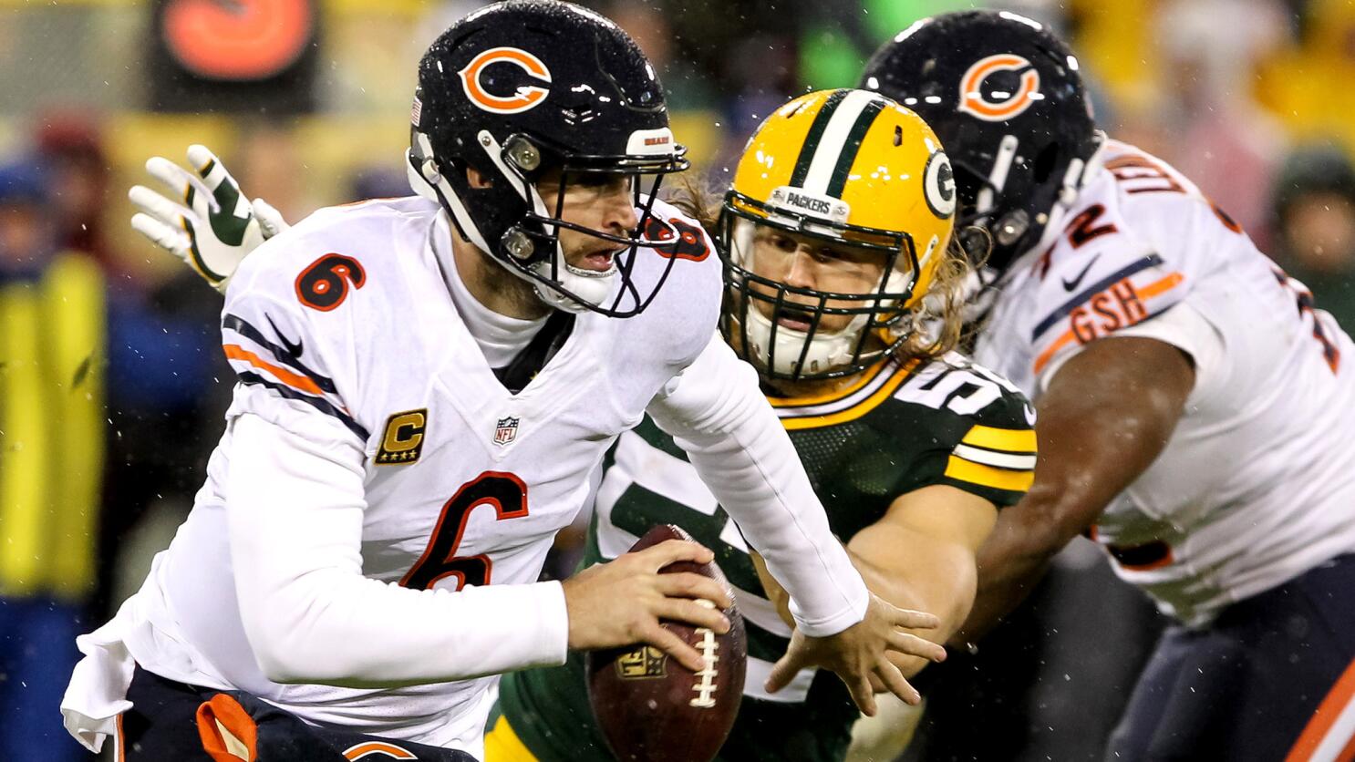 The Bears gave John Fox the game ball after beating the Packers on