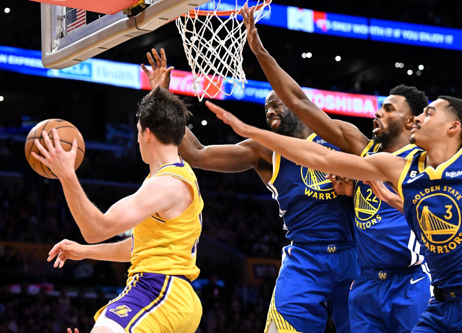 Photos: Lakers defeat Warriors, set up showdown with the Nuggets