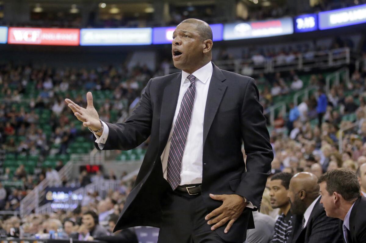 Coach Doc Rivers is stepping up the practice workload for the Clippers in advance of their season opener at Portland.