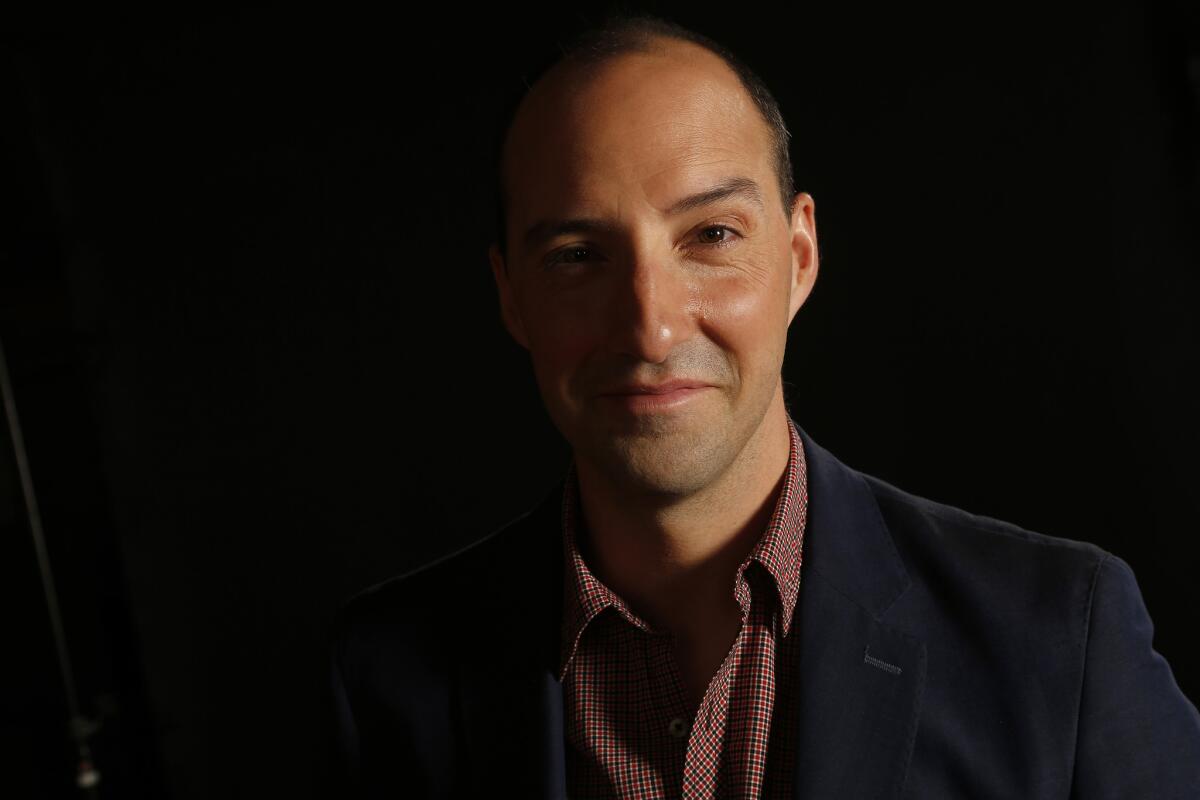 Tony Hale this year is nominated for a supporting actor Emmy for this role in the HBO comedy "Veep." Hale won the same award in 2013.