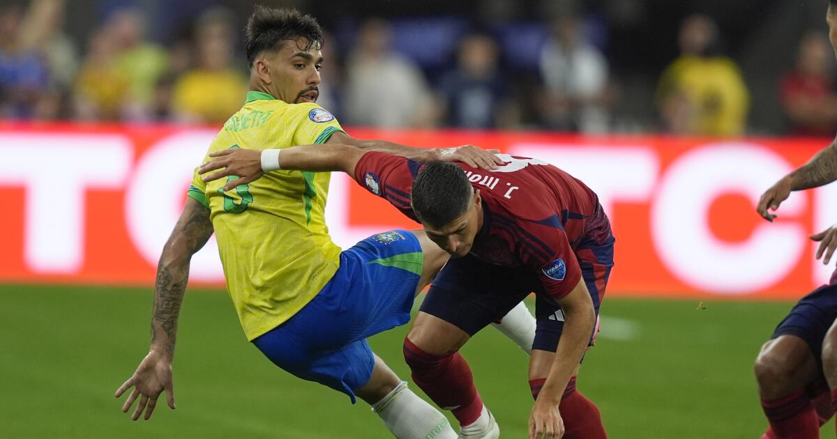 Copa América: Costa Rica and Brazil play to scoreless draw at SoFi Stadium