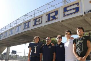 Franklin High's Jauregui family of receivers.