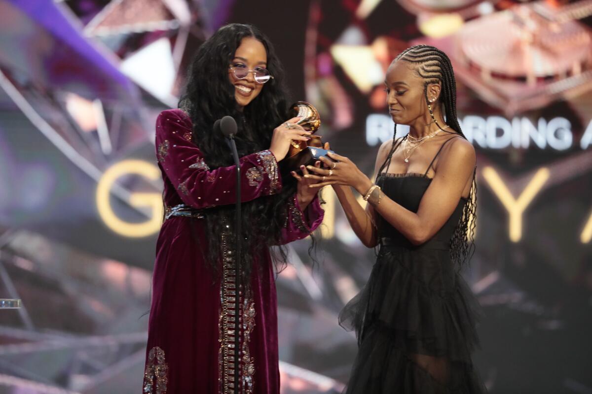 H.E.R. and Tiara Thomas