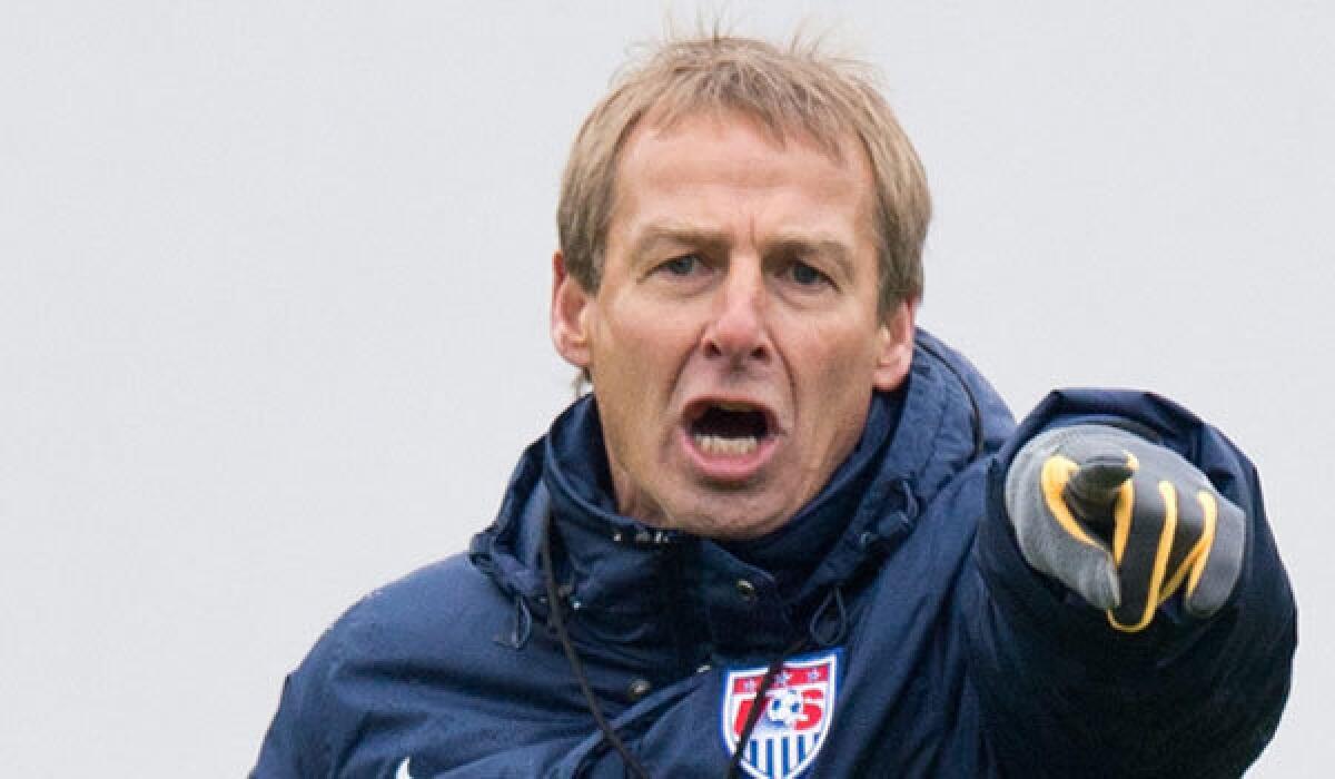 U.S. soccer Coach Juergen Klinsmann isn't exactly the typical soccer parent.