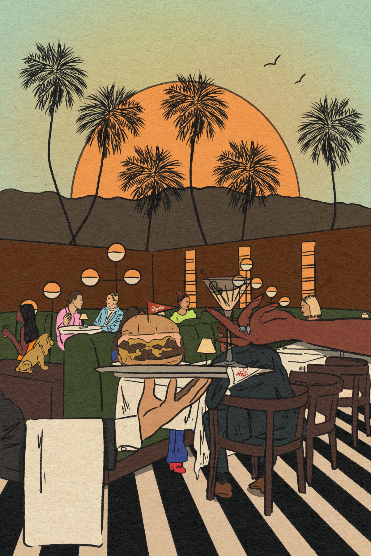 An illustration of Palm Springs