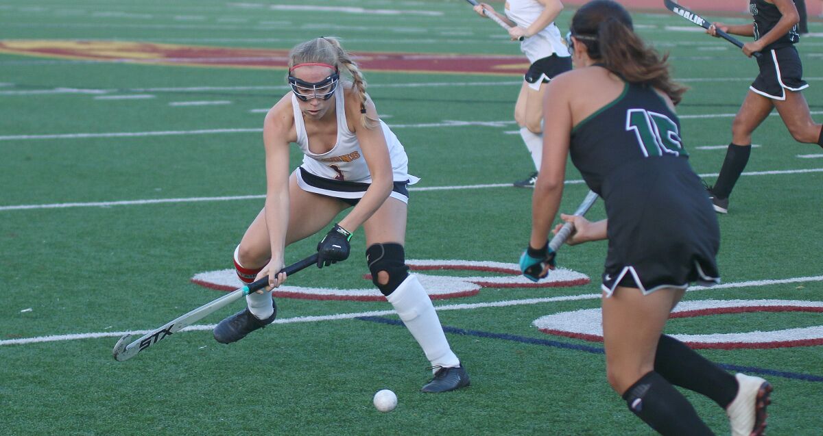Senior Paige Boyes was part of a standout Torrey Pines defensive effort.
