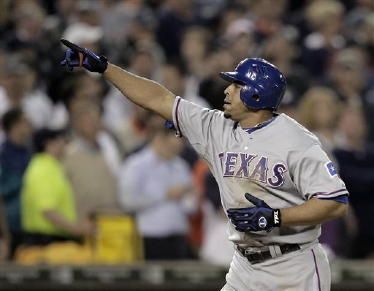 Cruz, Rangers win away from 2nd AL pennant - The San Diego Union