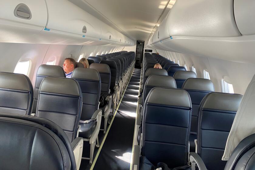A flight from Los Angeles International Airport to Boise, Idaho, was carrying only four people on March 31.