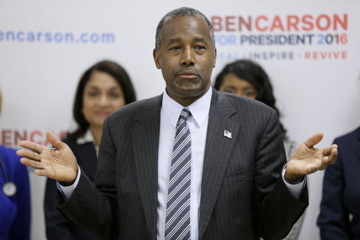 A super PAC jump-started the presidential candidacy of Republican Ben Carson.
